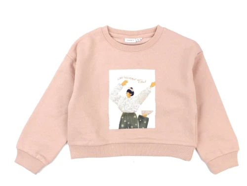 Name It rose smoke paillet sweatshirt